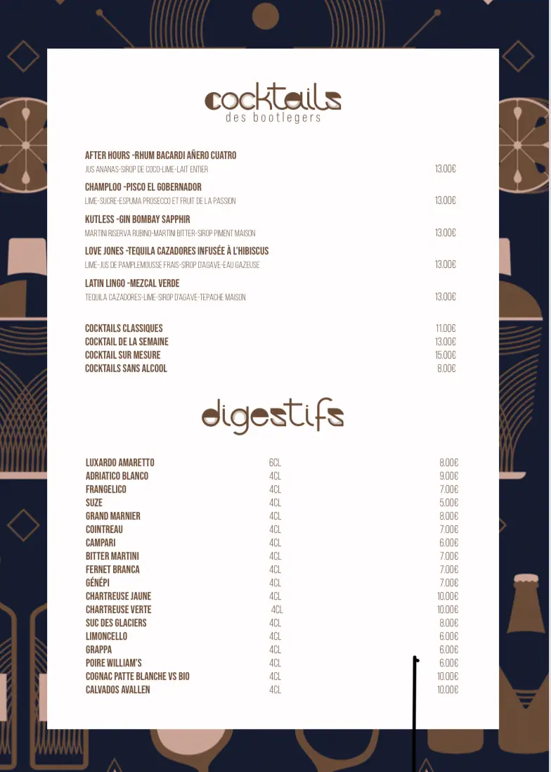 Bootleg bar, Nice